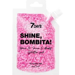 7 DAYS GEL GLITTER CORPO E CAPELLI 901 PLAYFUL PINK 90 ML