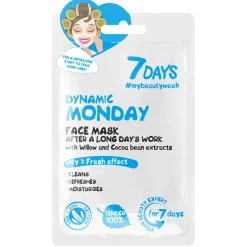 7 DAYS MASCHERA VISO IN TESSUTO DINAMIC MONDAY 28 GR.
