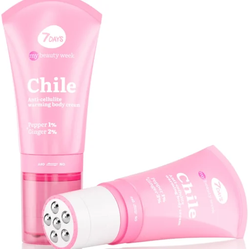 7 DAYS MASSAGGIATORE ANTICELLULITE CHILE CON CREMA EFFETTO CALDO PEPE E ZENZERO 130 ML