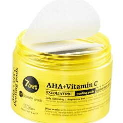 7 DAYS MY BEAUTY WEEK PEELING PADS ESFOLIANTI TONIFICANTI AHA+VITAMINA C 50 DISCHETTI VISO