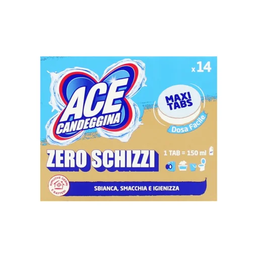 ACE CANDEGGINA GREEN PROFUMATA MONODOSI IGIENIZZA CASA E BUCATO MAXI TABS 14 PZ