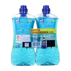 ACE PAVIMENTI IGIENIZZANTE SENZA CANDEGGINA TALCO e MUSCHIO BIANCO 1000 ML x 2 PEZZI