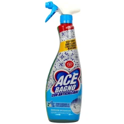 ACE SPRAY SGRASSATORE BAGNO CON ANTICALCARE SENZA CANDEGGINA ORCHIDEA e GELSOMINO 600 ML