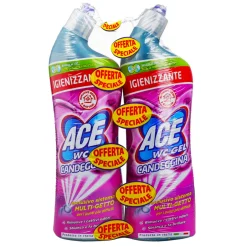 ACE WC GEL CON CANDEGGINA IGIENIZZANTE FRESCO PROFUMO 700 ML x 2 PEZZI