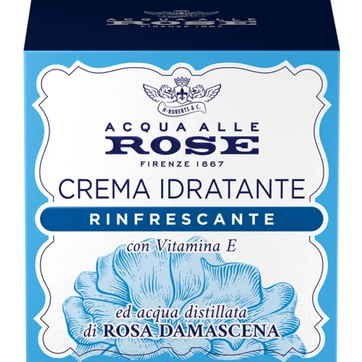 ACQUA ALLE ROSE CREMA IDRATANTE RINFRESCANTE CON VITMINA E ED ACQUA DISTILLATA DI ROSA DAMASCENA 50 ML