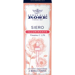 ACQUA ALLE ROSE SIERO ILLUMINANTE CON VITAMINA C 1,5% CON ATTIVI ANTIOSSIDANTI DI ROSA CANINA 30 ML