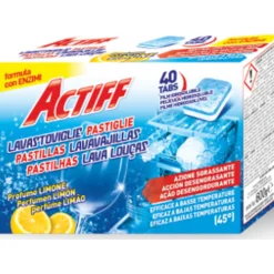 ACTIFF LAVASTOVIGLIE PASTIGLIE 40 TABS PROFUMO LIMONE