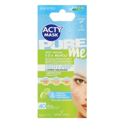 ACTY MASK PATCH PURIFICANTI INESTETISMI DELLE PELLI ACNEICHE 40 PEZZI