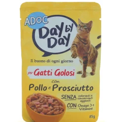ADOC GATTI DAYbyDAY POLLO-PROSCIUTTO COTTO A VAPORE BUSTA 85 GRAMMI
