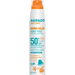 AGRADO SOLAR BRUMA KIDS SPF50+ SPRAY CON VITAMINA E RESISTE ALL'ACQUA 200 ML