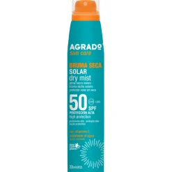 AGRADO SOLAR BRUMA SECA - SPRAY SECCO - SPF50 RESISTENTE ALL'ACQUA 200 ML
