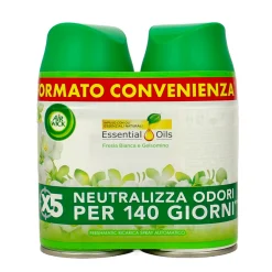 AIRWICK FRESHMATIC SPRAY AUTOMATICO RICARICA BIPACCO 2x250 ML FRESIA BIANCA E GELSOMINO