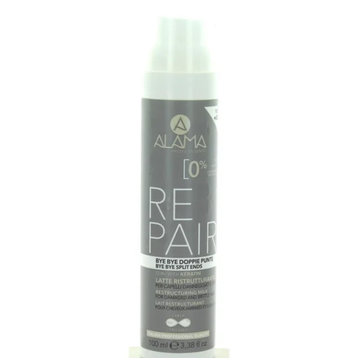 ALAMA REPAIR BYE BYE DOPPIE PUNTE LATTE RISTRUTTURANTE CAPELLI DANNEGGIATI E SFIBRATI 100 ML