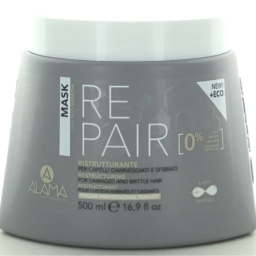 ALAMA REPAIR MASCHERA RISTRUTTURANTE PER CAPELLI DANNEGGIATI E SFIBRATI 500 ML