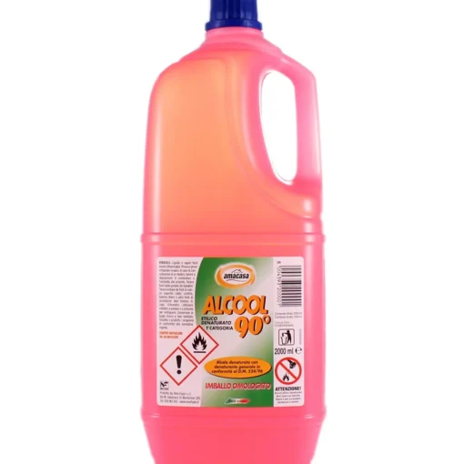 ALCOOL ETILICO DENATURATO 90° GRADI AMACASA 2000 ML