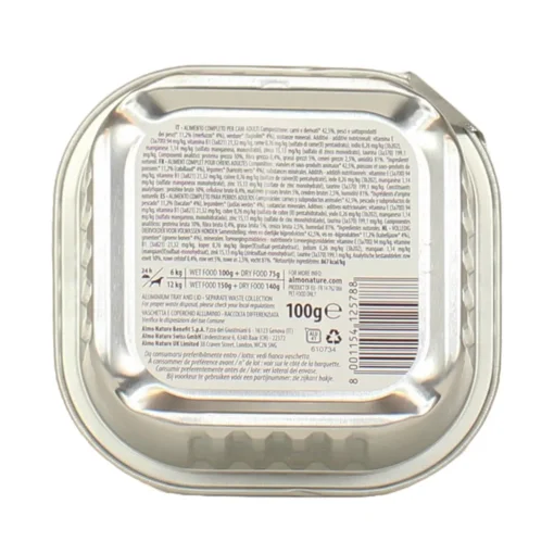 ALMO NATURE DAILY CANE MERLUZZOeFAGIOLINI VASCHETTA 100 Grammi
