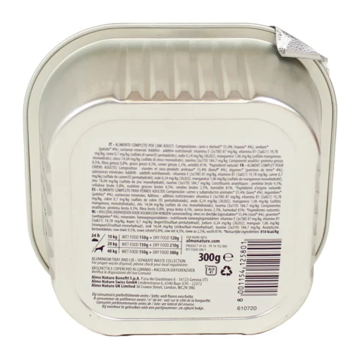 ALMO NATURE DAILY CANE VASCHETTA MANZO e PATATE 300 GRAMMI