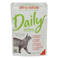 ALMO NATURE GATTI DAILY POLLO-MANZO BUSTA 70 GRAMMI
