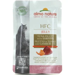 ALMO NATURE JELLY GATTO TONNO-GAMBERETTI BUSTA 55 GRAMMI HFC NATURAL