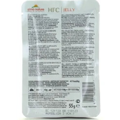 ALMO NATURE JELLY GATTO TONNO-GAMBERETTI BUSTA 55 GRAMMI HFC NATURAL