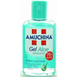 AMUCHINA GEL ALOE IDRATANTE DISINFETTANTE MANI 80 ML.