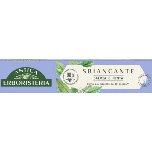 ANTICA ERBORISTERIA DENTIFRICIO SBIANCANTE SALVIA e MENTA 75 ML