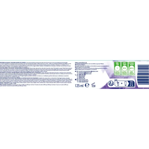 AQUAFRESH DENTIFRICIO ACTIVE WHITE 125 ML