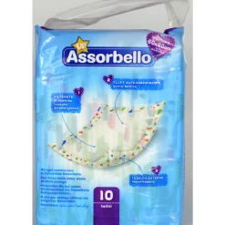 ASSORBELLO TELI IGIENICI BABY 60x60 CM 10 PZ