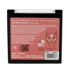 ASTRA BLUSH ROMANCE PEACH CONTOUR PALETTE