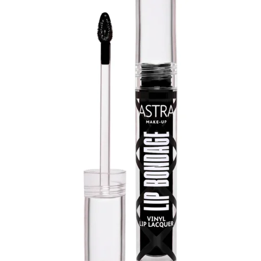 ASTRA ROSSETTO LIP BONDAGE VINYL LIP LAQUER 10 MARQUIS DE SADE > NERO PROFONDO