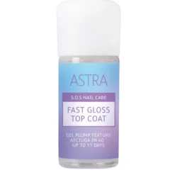 ASTRA S.O.S.NAIL CARE FAST GLOSS TOP COAT 04 GEL PLUMP TEXTURE ASCIUGA IN 40° SECONDI