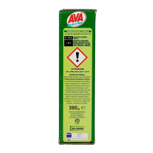 AVA DETERSIVO BUCATO A MANO IN POLVERE 380 GR
