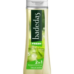BADEDAS FRESH SHAMPOO & SHOWER GEL 2in1 CITRUS & JASMINE 600 ML