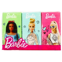 BARBIE FAZZOLETTI 6 PACCHETTI x 9 FAZZOLETTI 4 VELI DECORATI