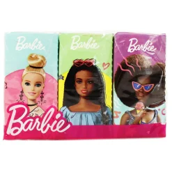 BARBIE FAZZOLETTI 6 PACCHETTI x 9 FAZZOLETTI 4 VELI DECORATI