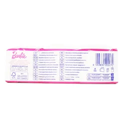 BARBIE FAZZOLETTI 6 PACCHETTI x 9 FAZZOLETTI 4 VELI DECORATI