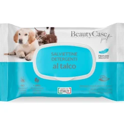 BEAUTYCASE PET 40 SALVIETTE DETERGENTI AL TALCO