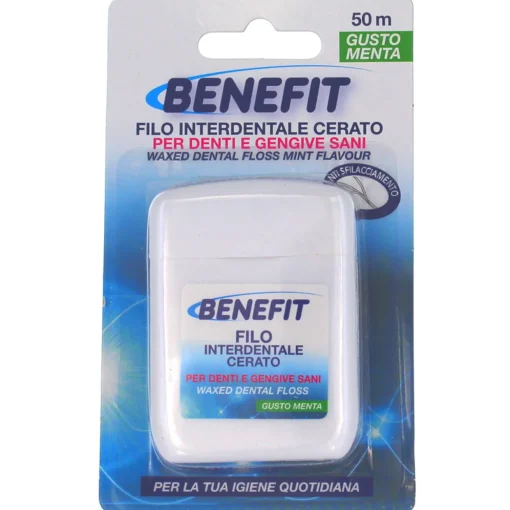 BENEFIT FILO INTERDENTALE 50 MT.CERATO GUSTO MENTA