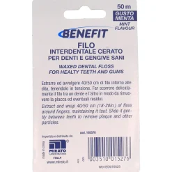BENEFIT FILO INTERDENTALE 50 MT.CERATO GUSTO MENTA
