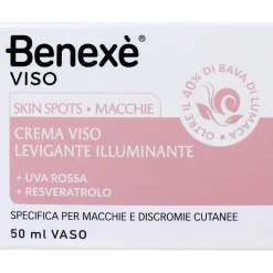 BENEXE' VISO CREMA LEVIGANTE ILLUMINANTE MACCHIE E DISCROMIE CUTANEE VASO 50 ML