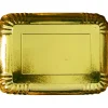 BIBO 2 MAXI VASSOI RETTANGOLARI 38x29 CM GOLD METALIZZATO
