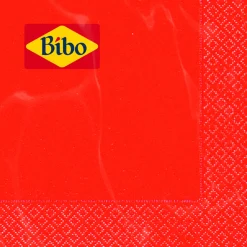 BIBO 40 TOVAGLIOLI OVATTA 2 VELI 33x33 ROSSI