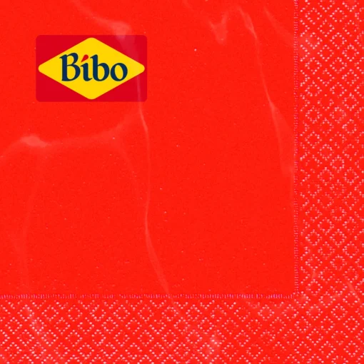 BIBO 40 TOVAGLIOLI OVATTA 2 VELI 33x33 ROSSI