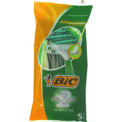 BIC RASOIO BILAMA 2 SENSITIVE VERDE 5 PZ