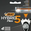 BIC RASOIO HIBRID 5 FLEX RICARICA 4 PEZZI