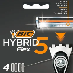 BIC RASOIO HIBRID 5 FLEX RICARICA 4 PEZZI