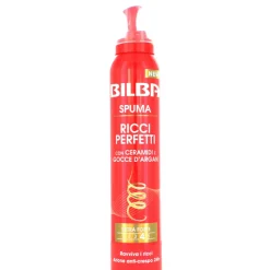 BILBA SPUMA RICCI PERFETTI CON CERAMIDI E GOCCE D'ARGAN TENURA EXTRA FORTE 200 ML