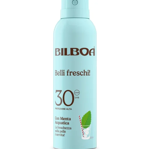 BILBOA BELLI FRESCHI SPRAY SPF30 PROTEZIONE ALTA CON MENTA ACQUATICA 150 ML