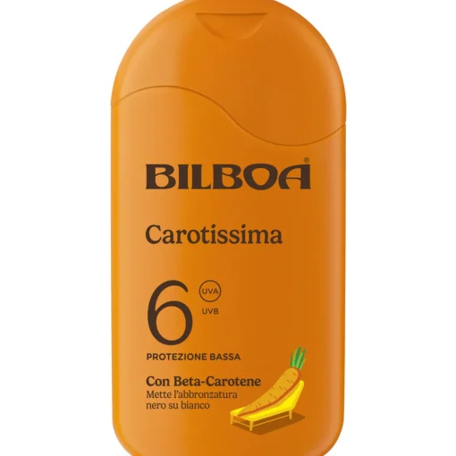 BILBOA CAROTISSIMA CREMA SOLARE SPF6 PROTEZIONE BASSA 200 ML