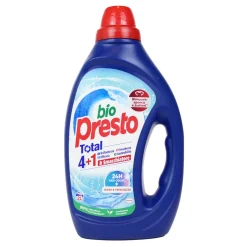 BIO PRESTO DETERSIVO LIQUIDO TOTAL 4+1 BUCATO LAVATRICE IGIENE & FRESCHEZZA 21 LAVAGGI